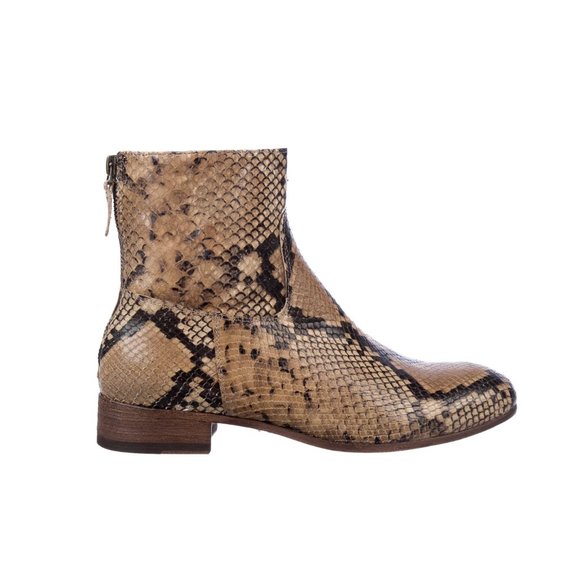 Anthology Paris Python Leather Boots - NEW - Picture 1 of 14